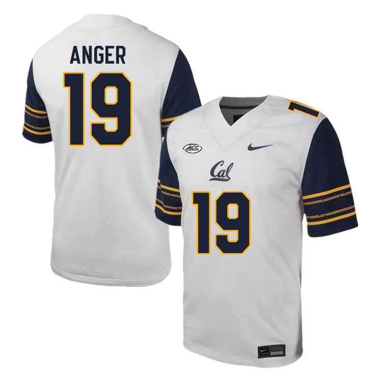 California Golden Bears #19 Bryan Anger ACC Conference College Football Jerseys Stitched Sale-White